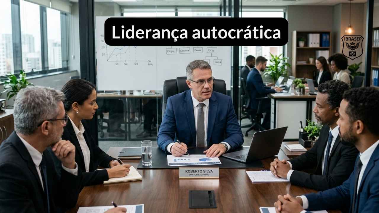 O que é liderança autocrática