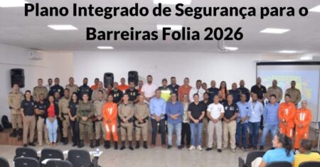 Segurança privada e pública atuam em conjunto no Barreiras Folia 2026