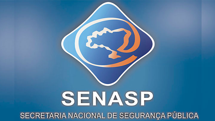 Imagem da bandeira da Secretaria de Segurança Pública SENASP