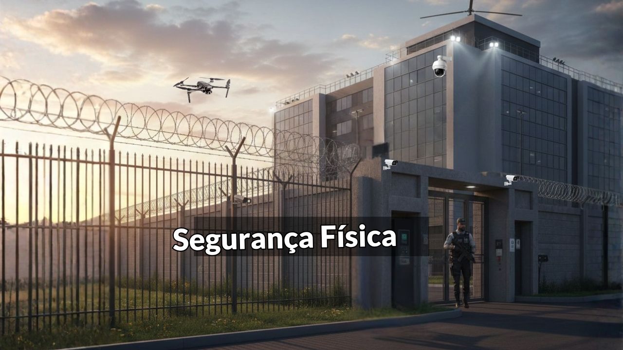 Ilustração de Segurança física