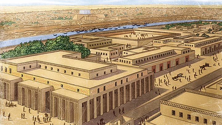 Mesopotâmia como exemplo de origem da segurança física.