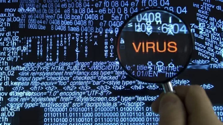 Imagem da tela de um Programa detecção de vírus