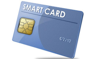 Imagem de um cartão smart card