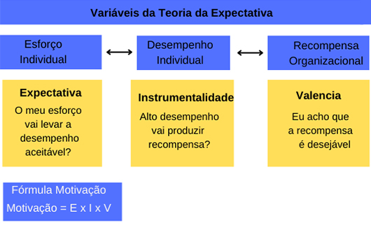 variáveis da Teoria da Expectativa